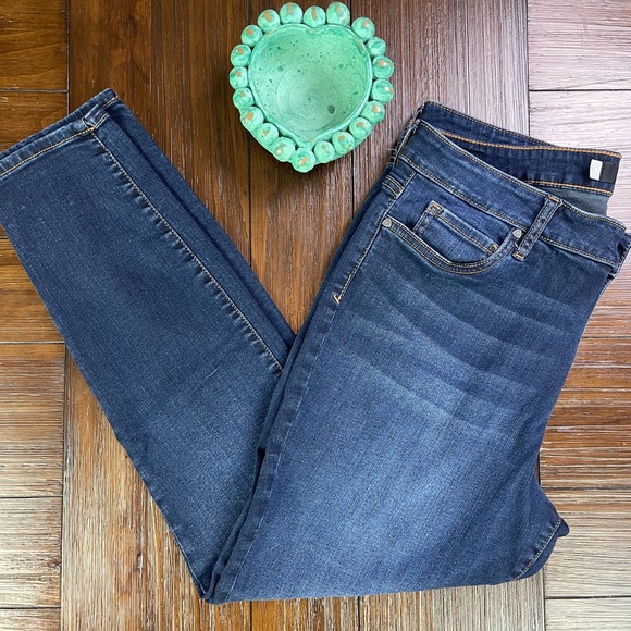 Kut from the Kloth Donna High Rise Ankle Skinny Jeans Size 16 - Picture 2 of 14